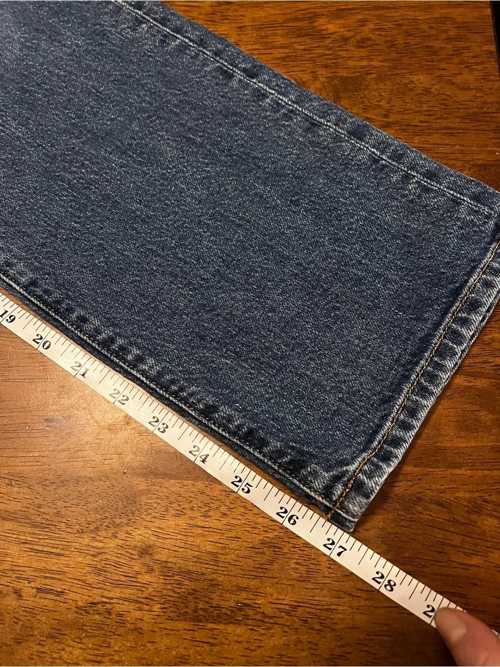 AYR The Lala Jeans Straight Leg True Story Medium Wash Womens 29S Minimalist